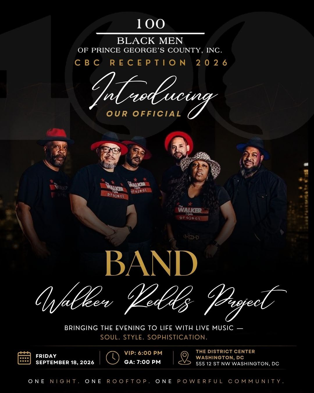 Walker Redds Project live at Mix + Mingle Coffee Lounge — Friday Oct 2, band starts 8 PM, free admission, free parking, DJ Big John, 8923 Woodyard Rd Clinton MD 20735