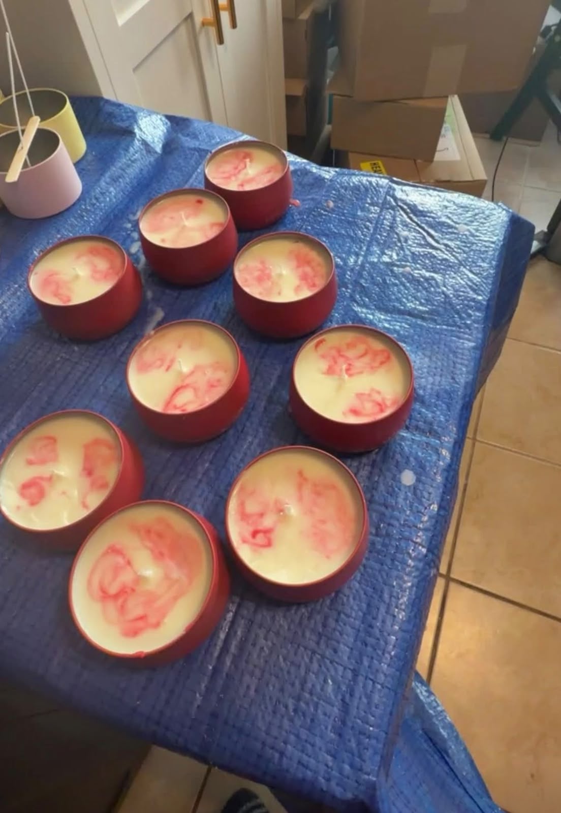 Ethereal utopia candle display