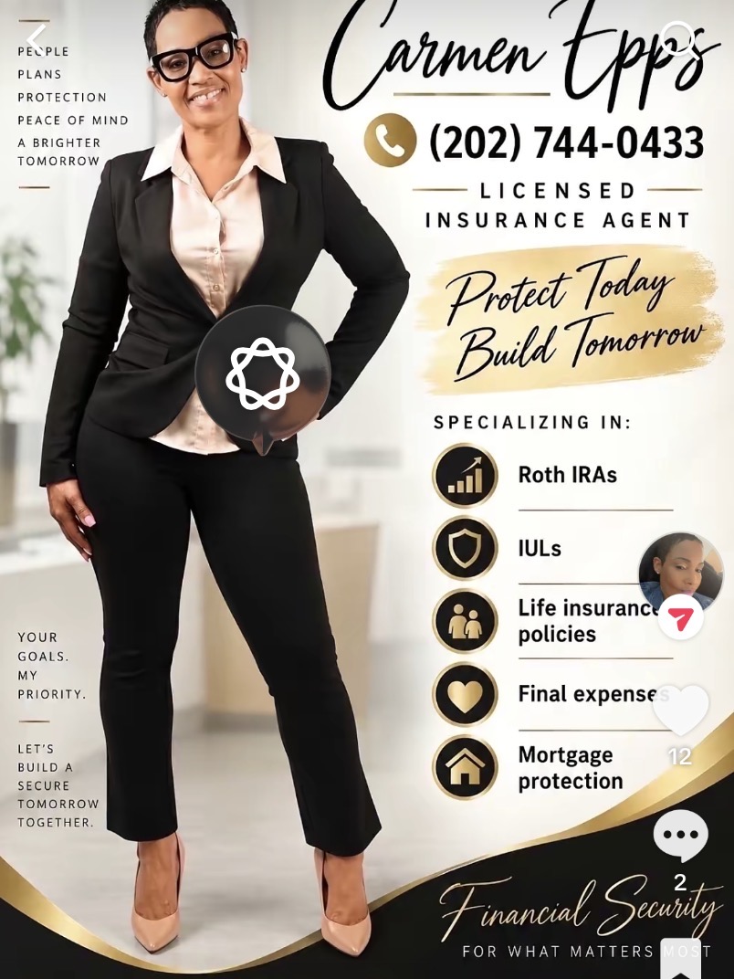 Carmen Epps Insurance Agent Promotional Image