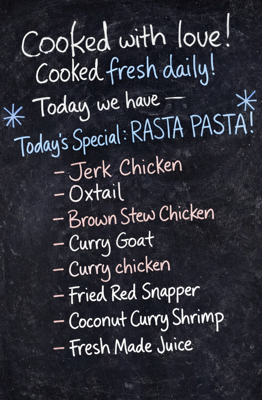 Island Fav's Menu