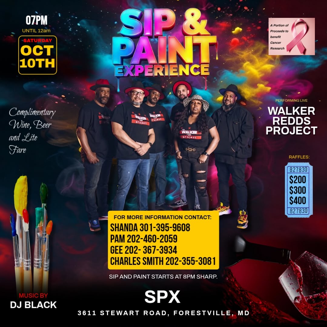 Walker Redds Project upcoming event flyer